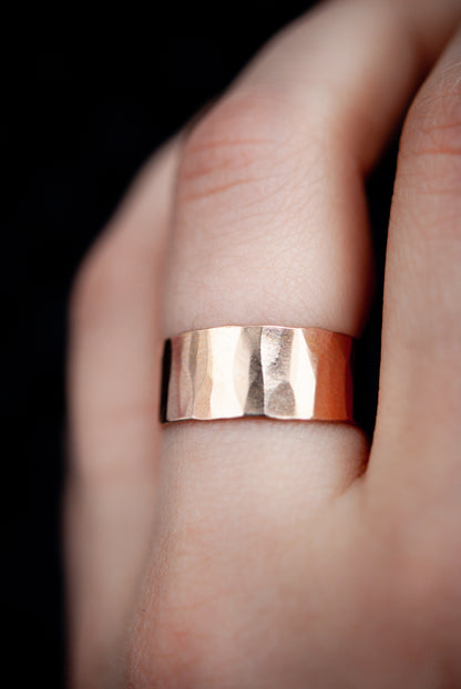 Wide Band, 14K Rose Gold Fill
