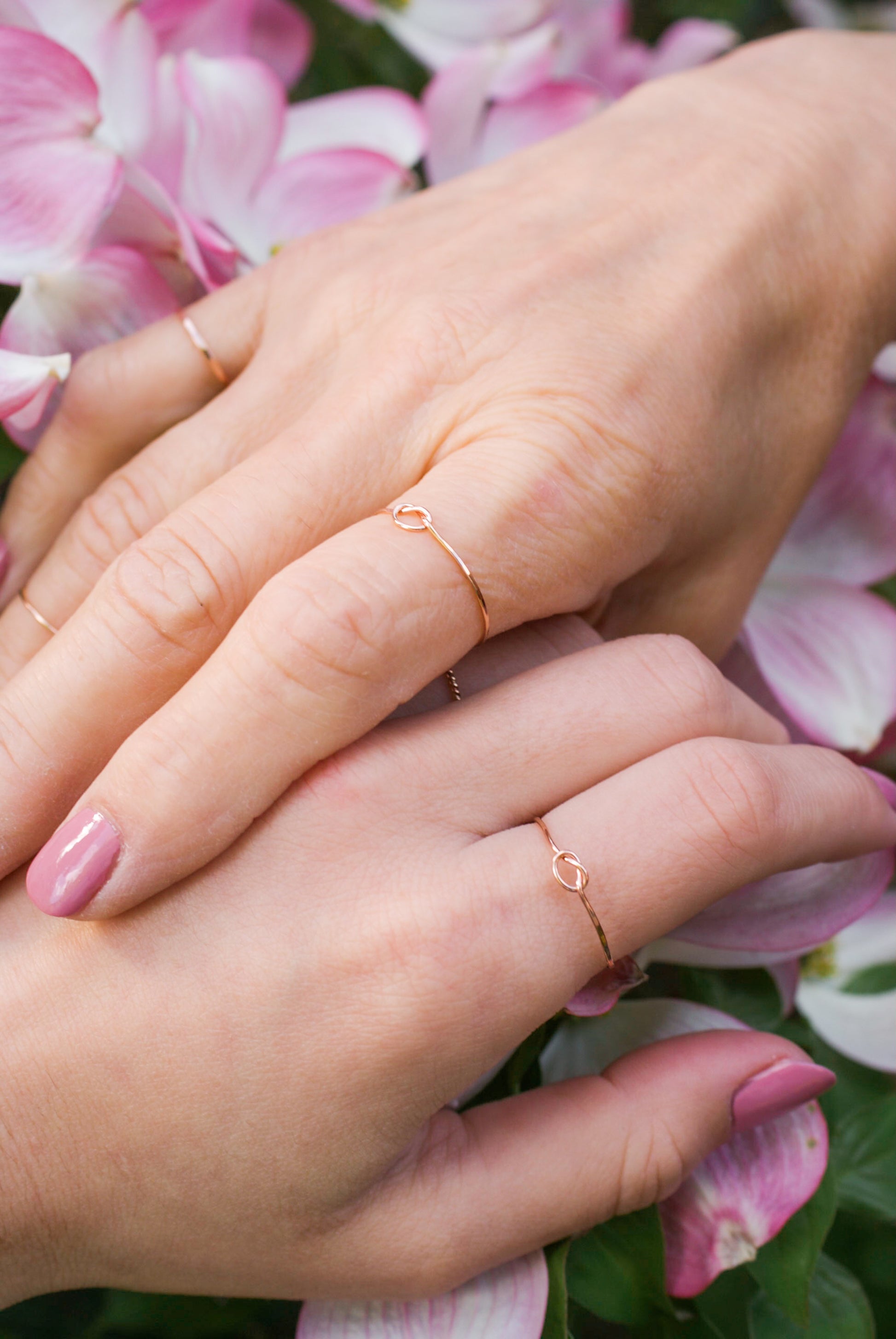 Open Knot Ring, 14K Rose Gold Fill – Hannah Naomi Jewelry