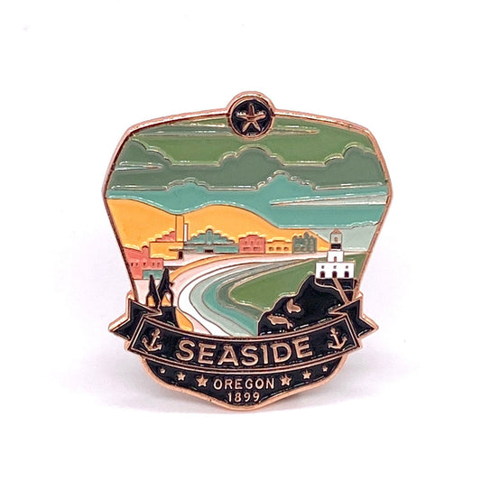 Seaside Enamel Pin