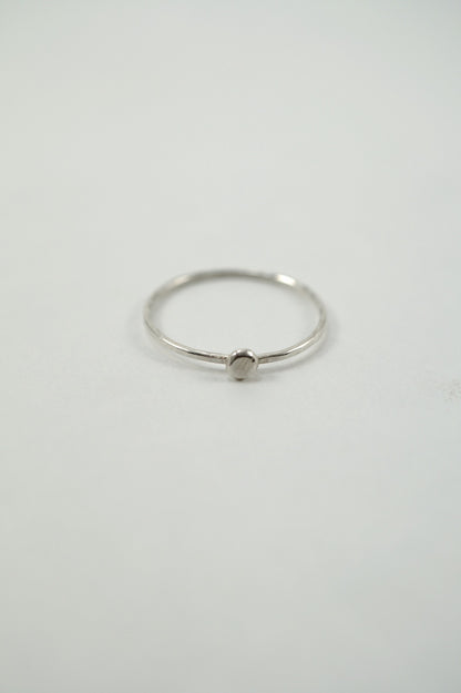 Small Pebble Ring, Sterling Silver