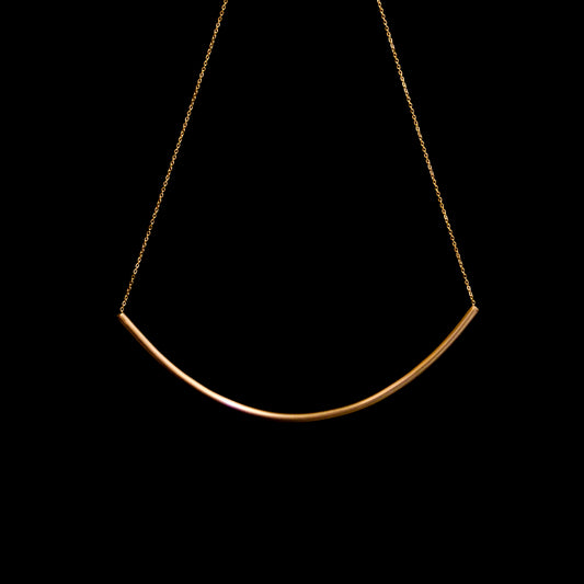 Arc Necklace, Gold Fill or Sterling Silver