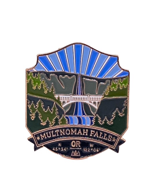 Multnomah Falls Enamel Pins