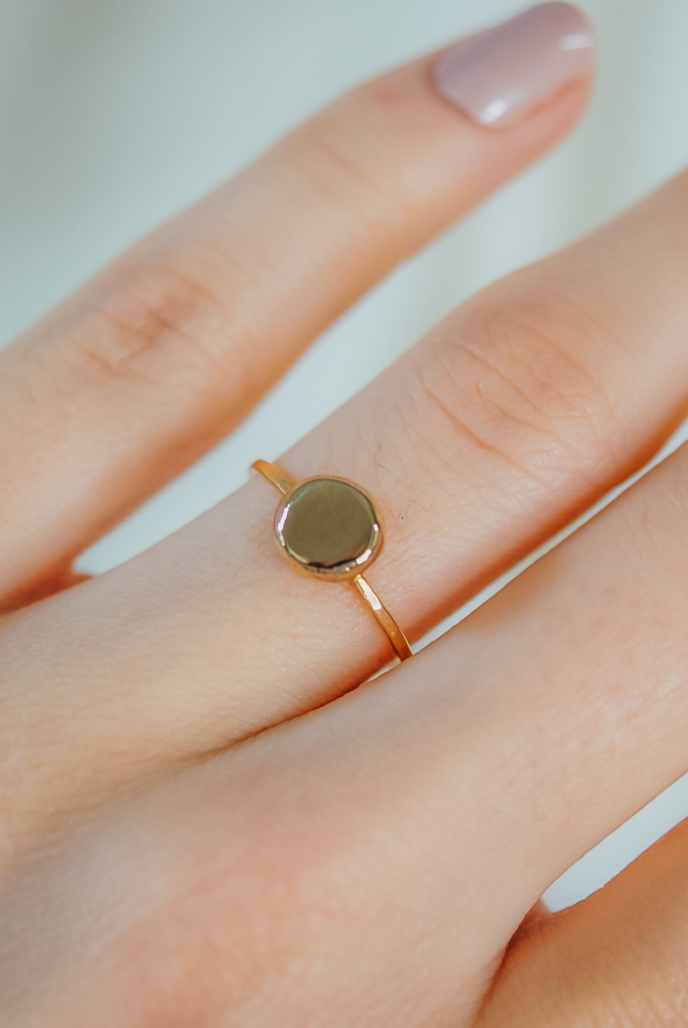 Overlap Teardrop Set of 3 Stacking Rings in Solid 14K Gold, Rose Gold or Sterling Silver