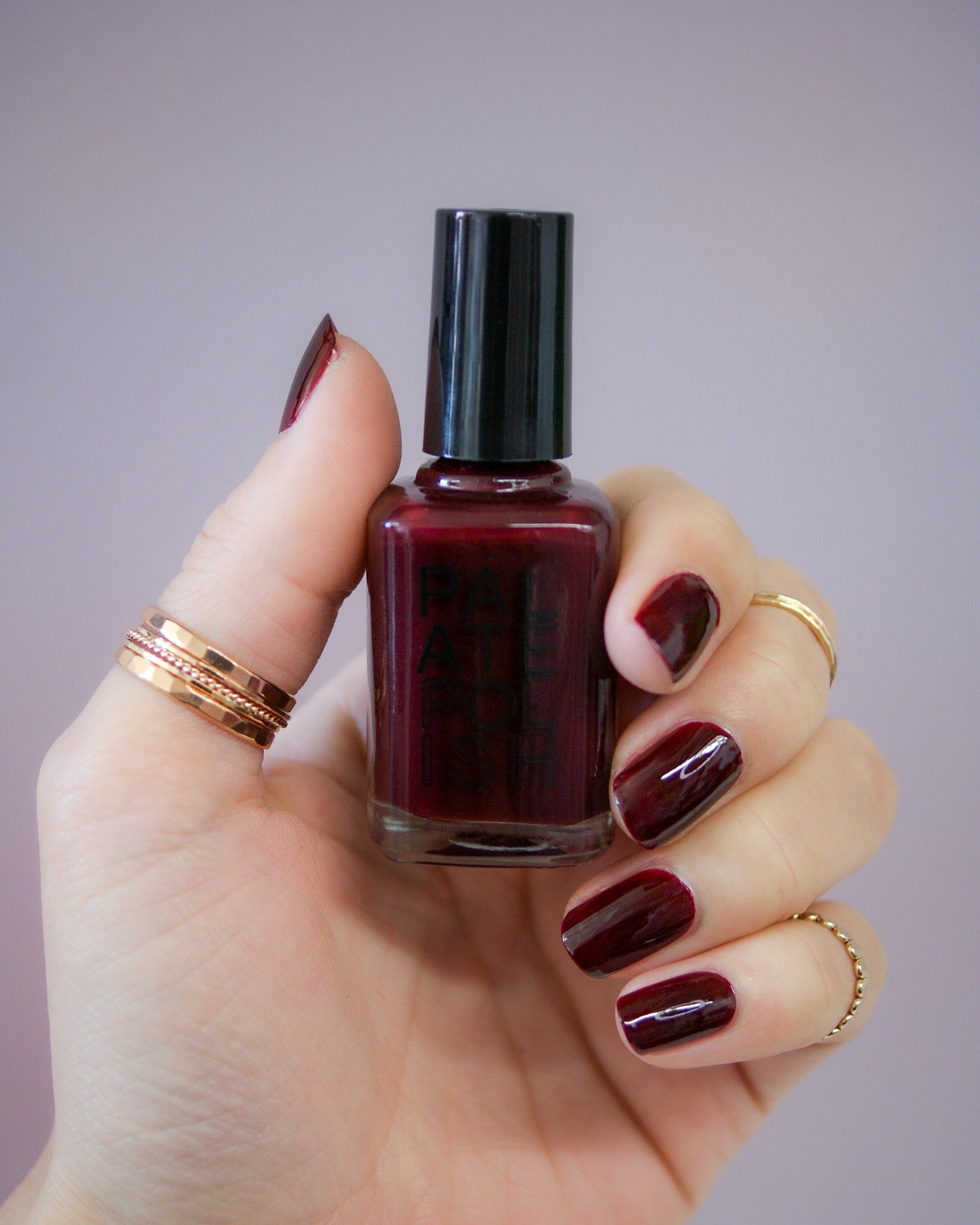 dark red nail polish colors