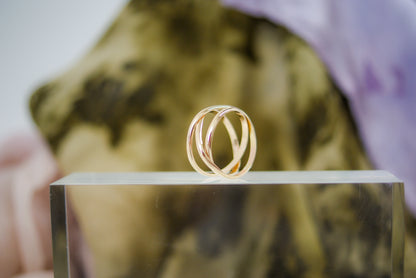 Infinity Spiral Ring, 14K Gold Fill
