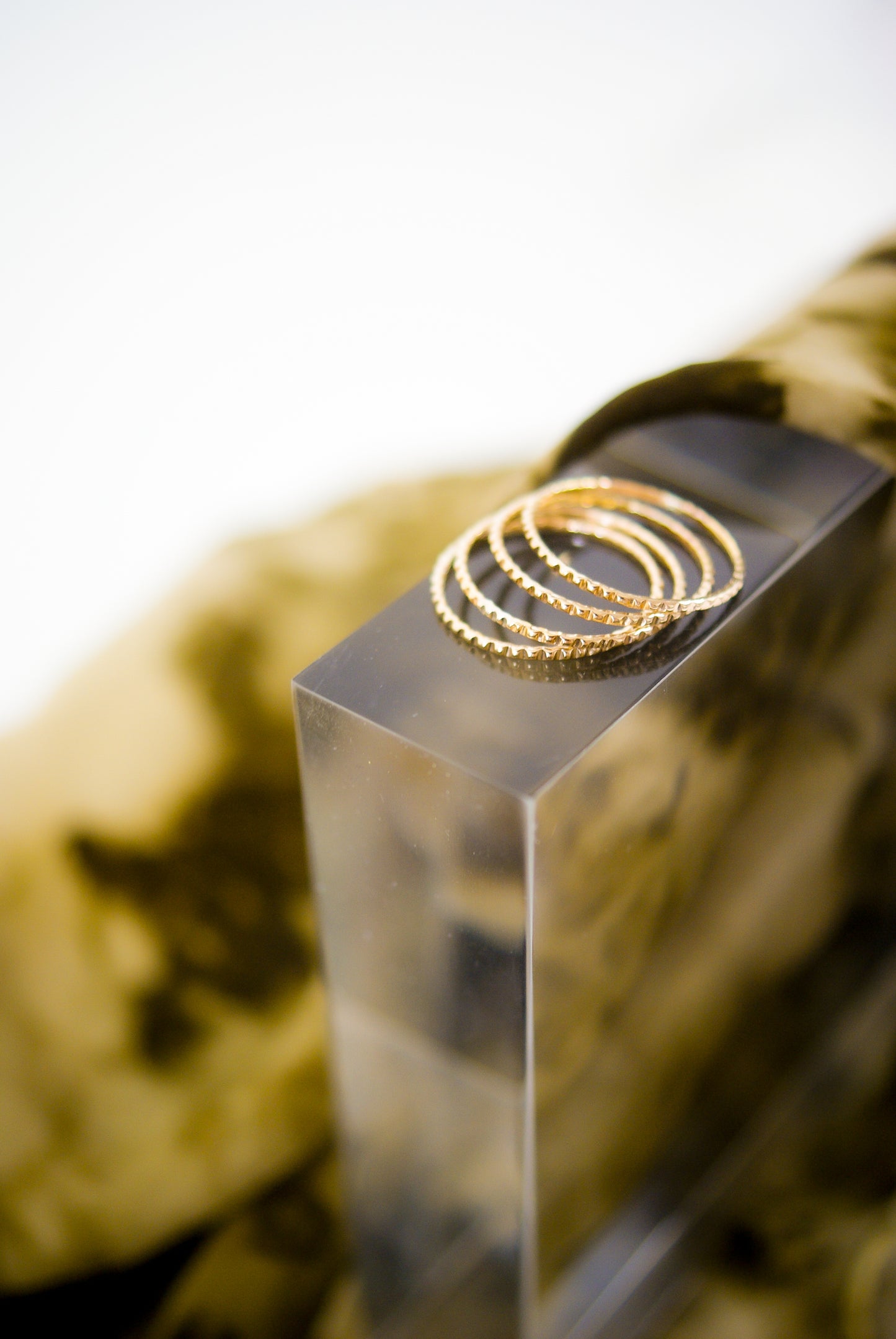 Lined Ring, 14K Gold Fill
