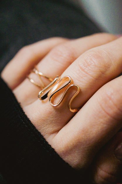 Form Ring, 14K Rose Gold Fill