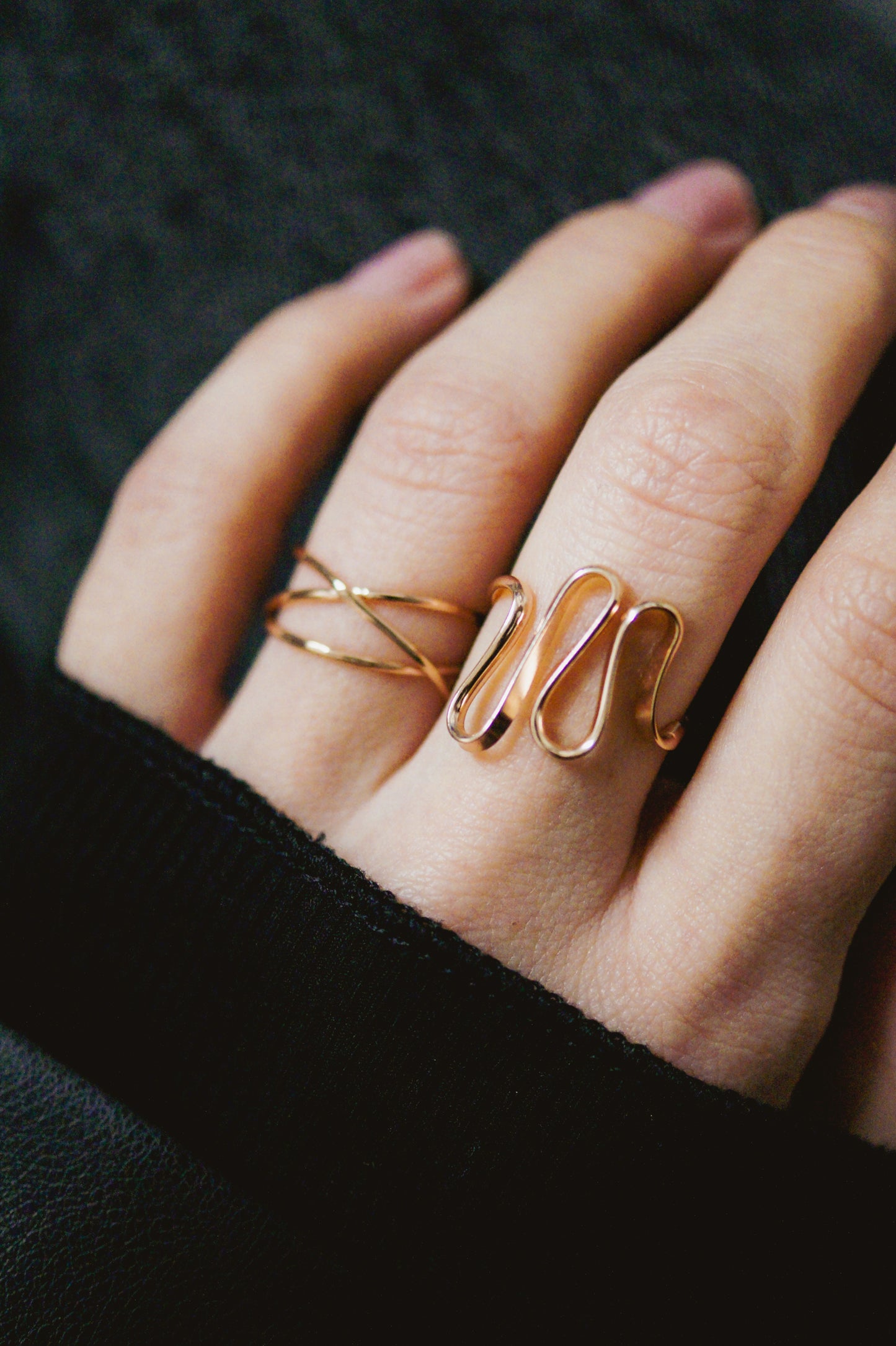 Form Ring, 14K Rose Gold Fill