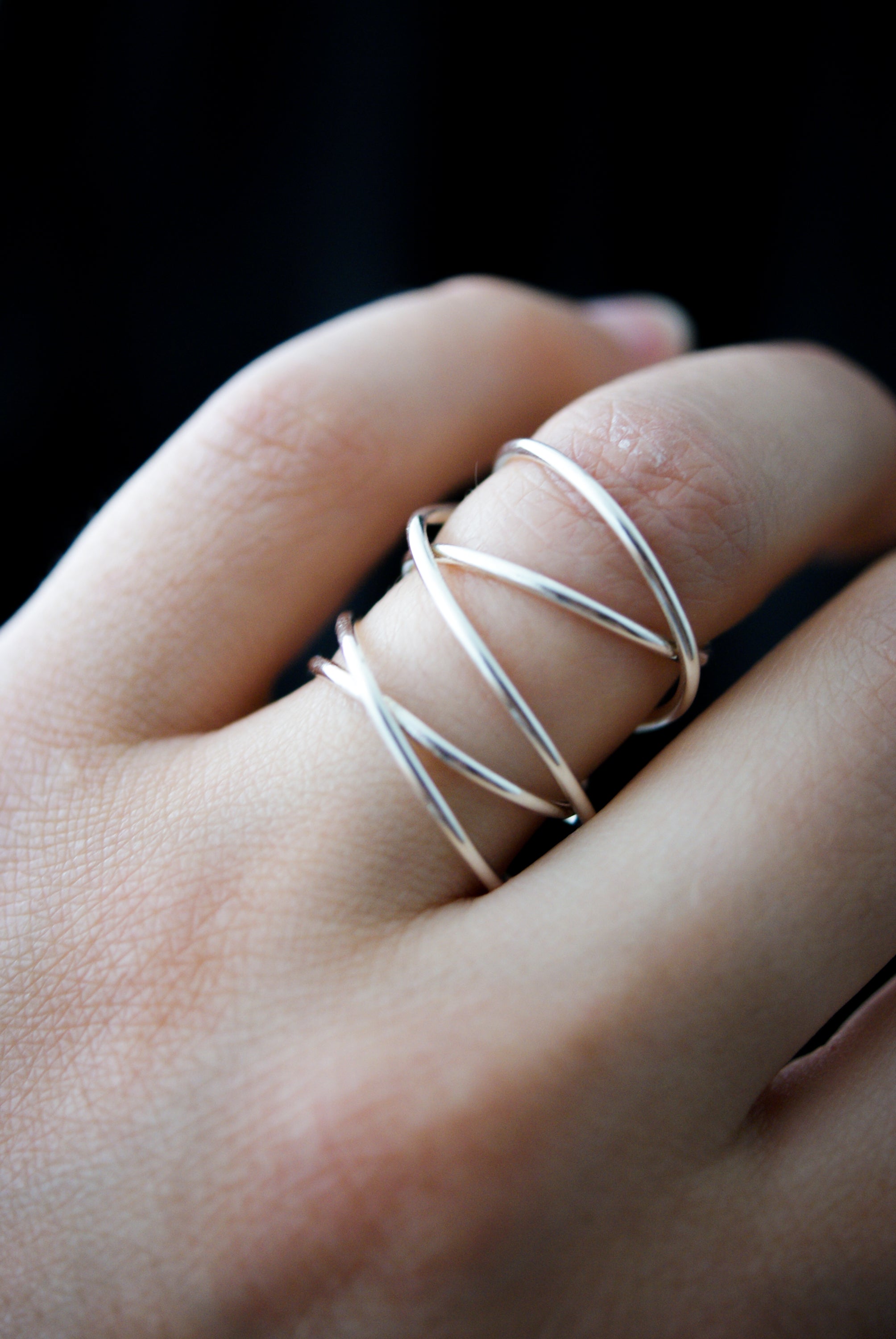 Extra Large Wraparound Ring, Sterling Silver – Hannah Naomi Jewelry