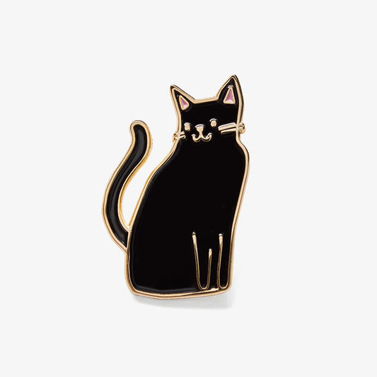 Black Cat Enamel Pin