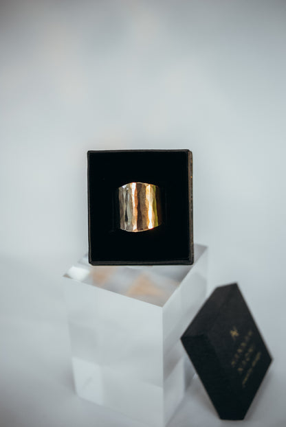 Small Shield Ring, 14K Gold Fill