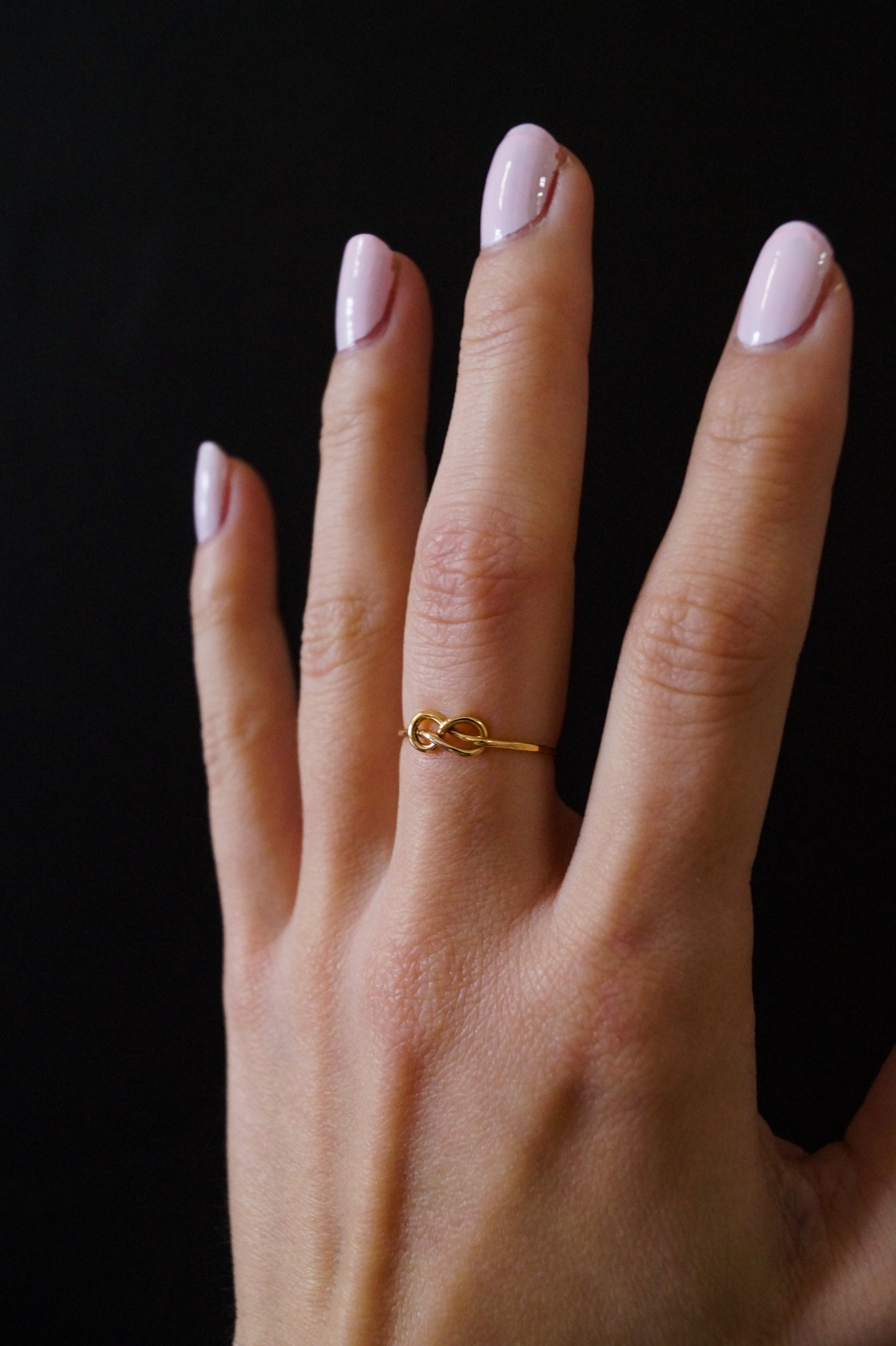 Infinity Knot Ring, 14K Gold Fill