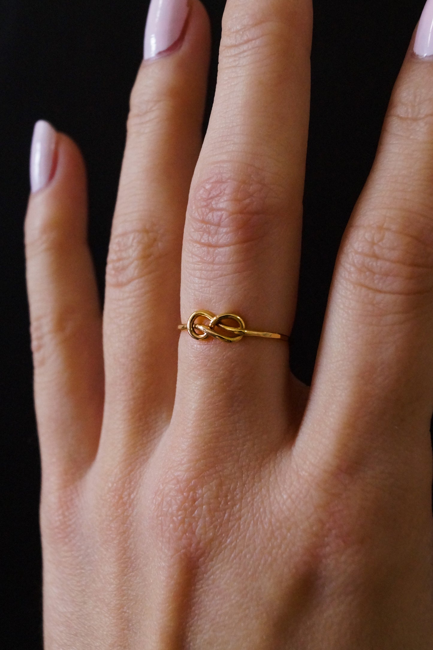 Infinity Knot Ring, 14K Gold Fill