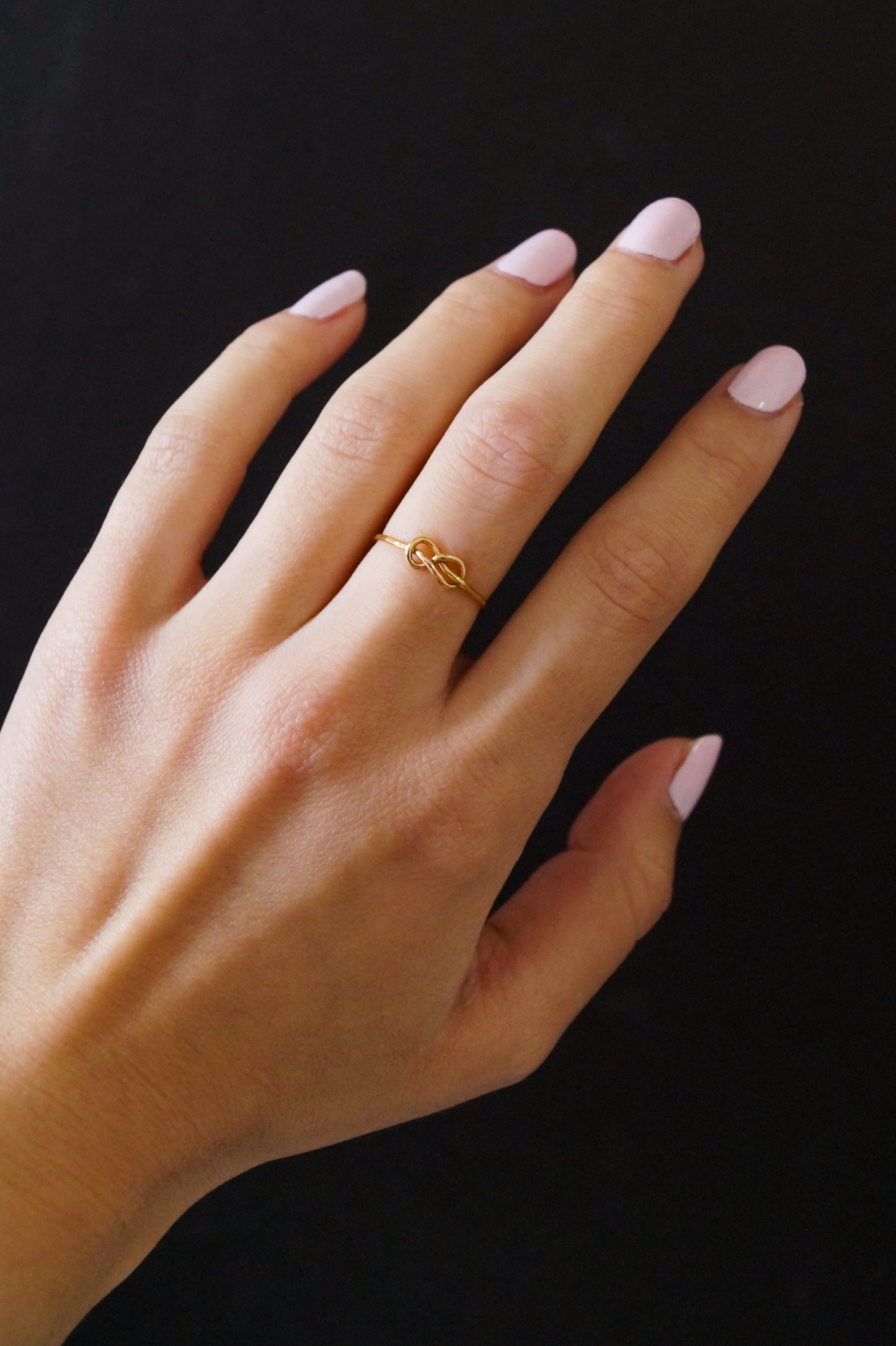 Infinity Knot Ring, 14K Gold Fill