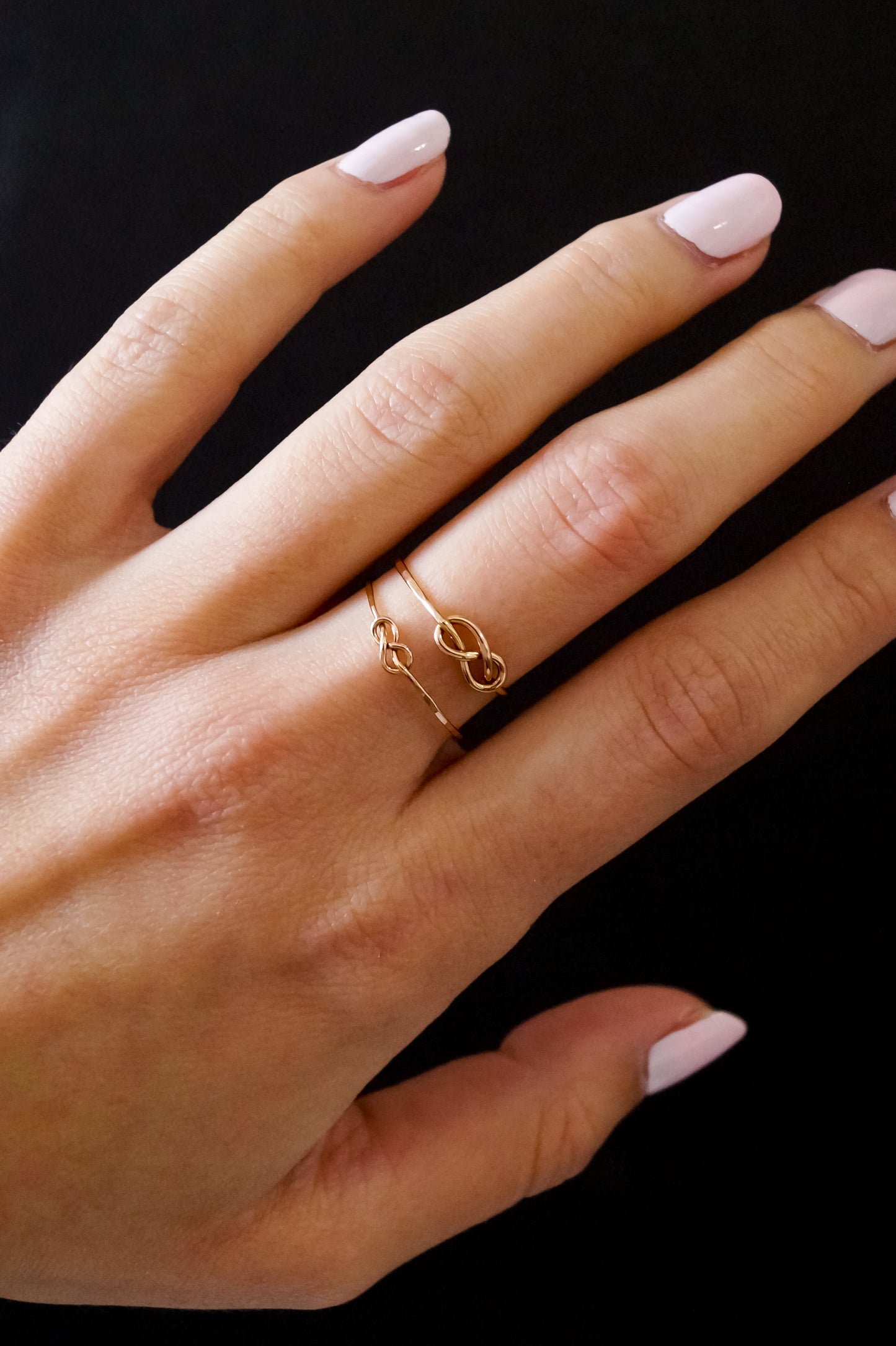 Infinity Knot Ring, 14K Gold Fill