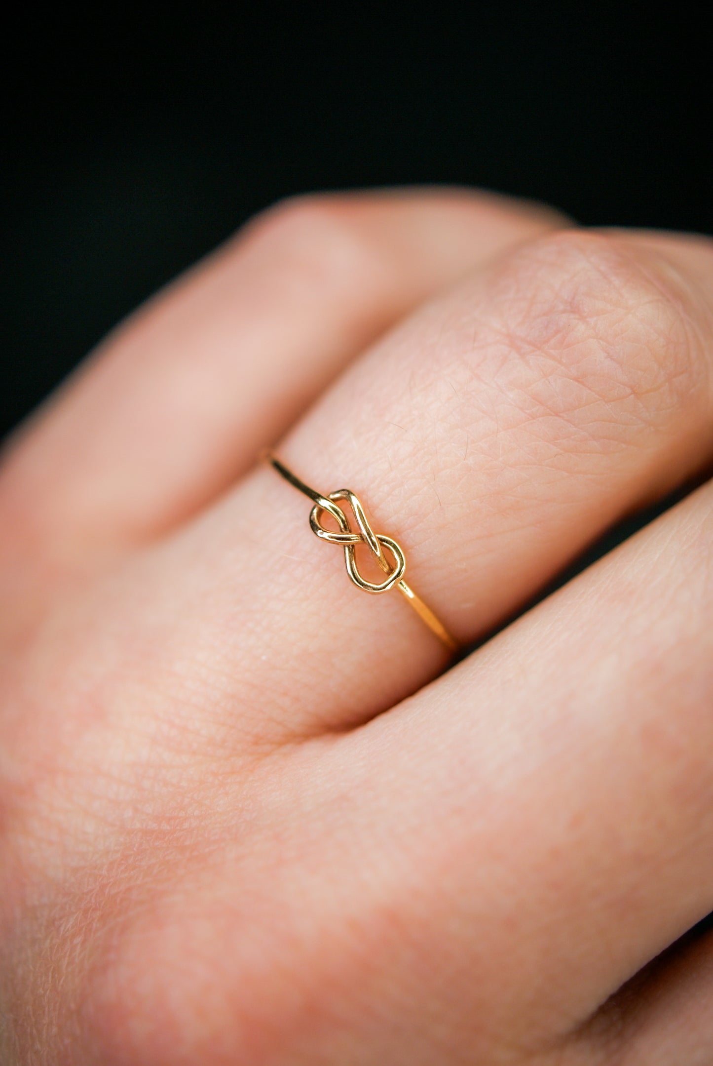 Infinity Knot Ring, 14K Gold Fill