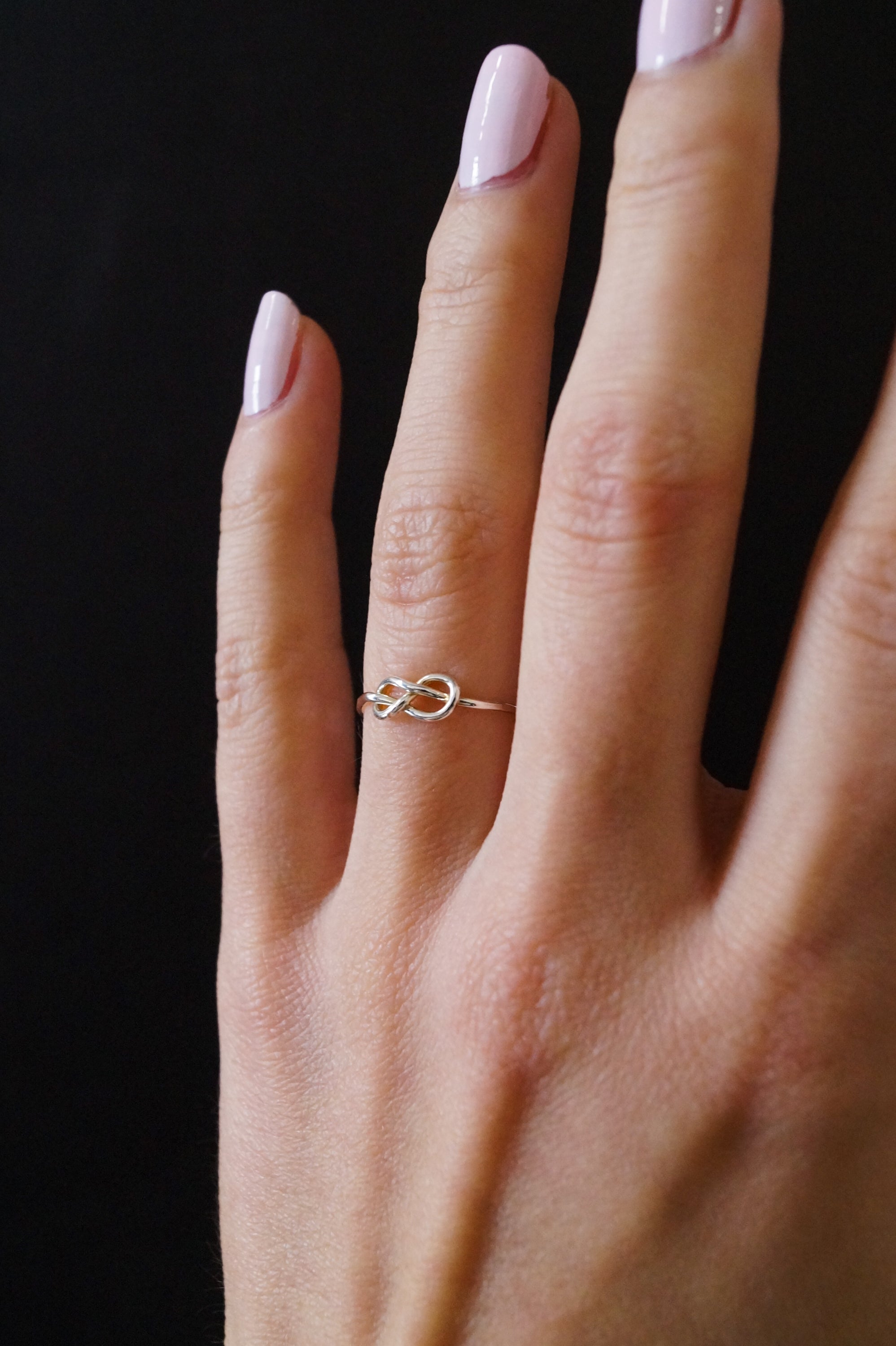 Infinity Knot Ring, Sterling Silver – Hannah Naomi Jewelry