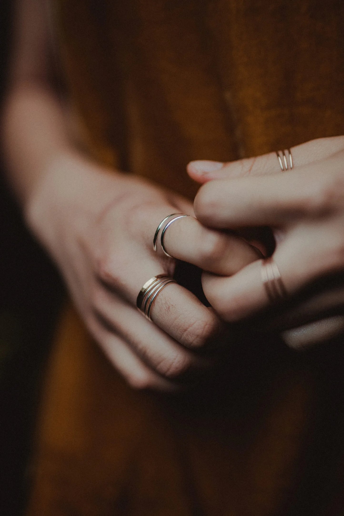 Open Curve Ring, Sterling Silver