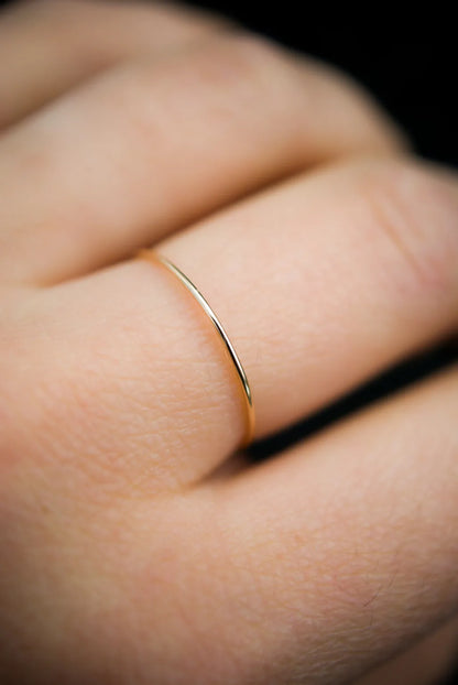 Ultra Thin Ring, 14K Gold Fill – Hannah Naomi Jewelry