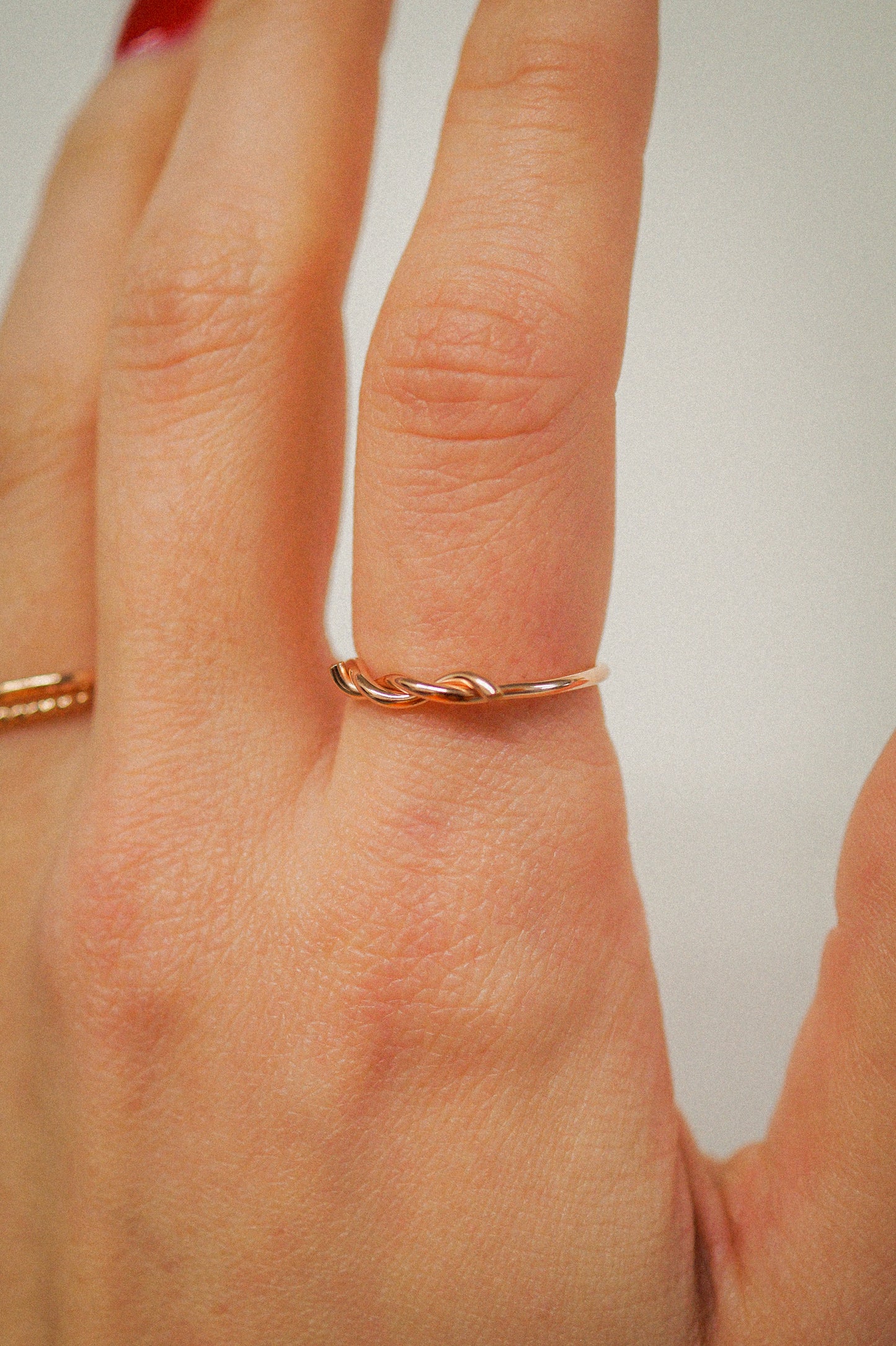 Barbed Wire Ring, 14K Rose Gold Fill